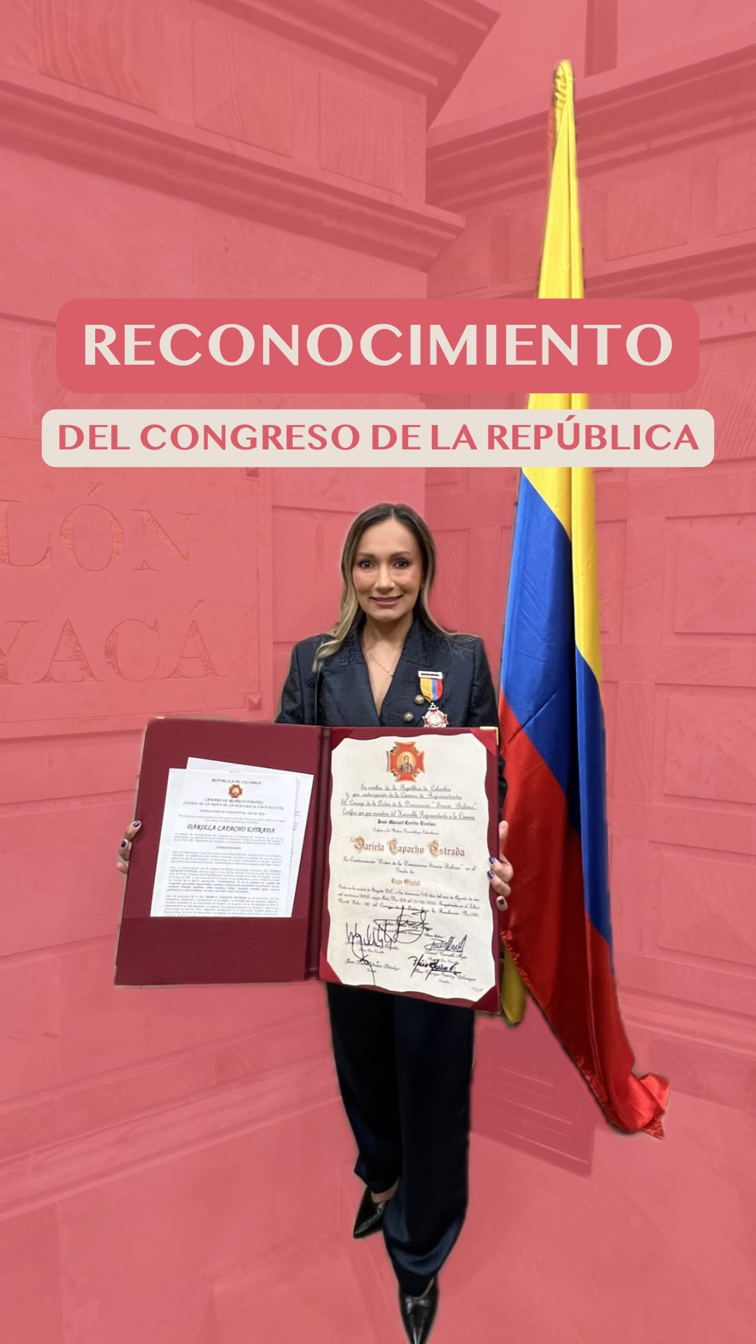 Condecoración del Congreso