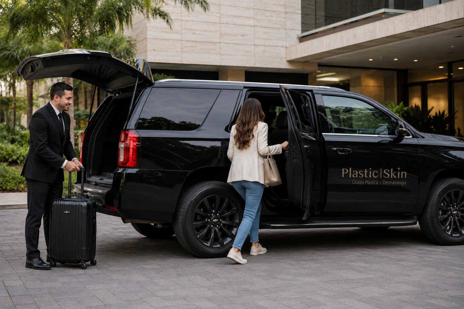 Transporte y turismo local para pacientes PlasticSkin en Bogotá